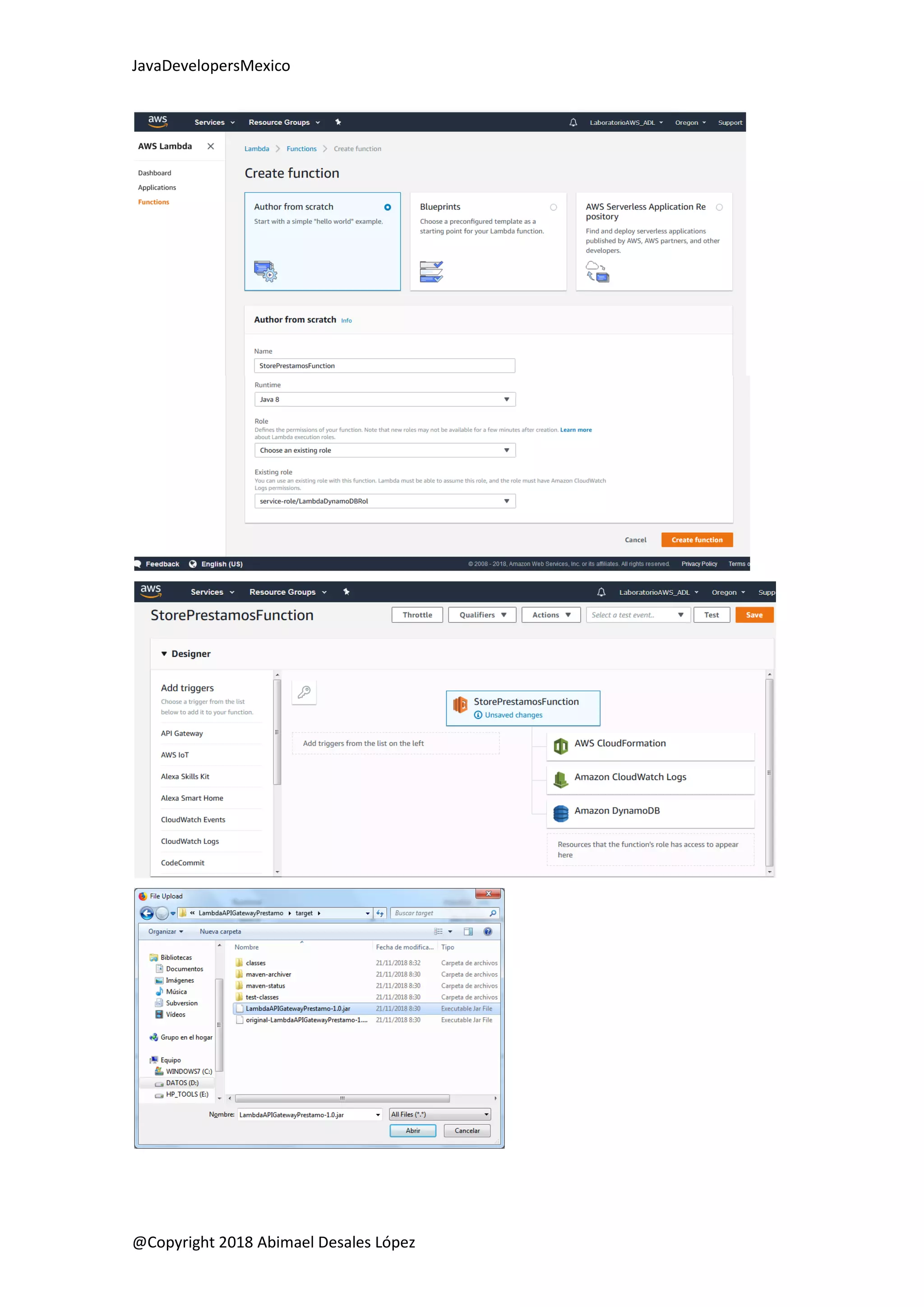 JavaDevelopersMexico
@Copyright 2018 Abimael Desales López
 