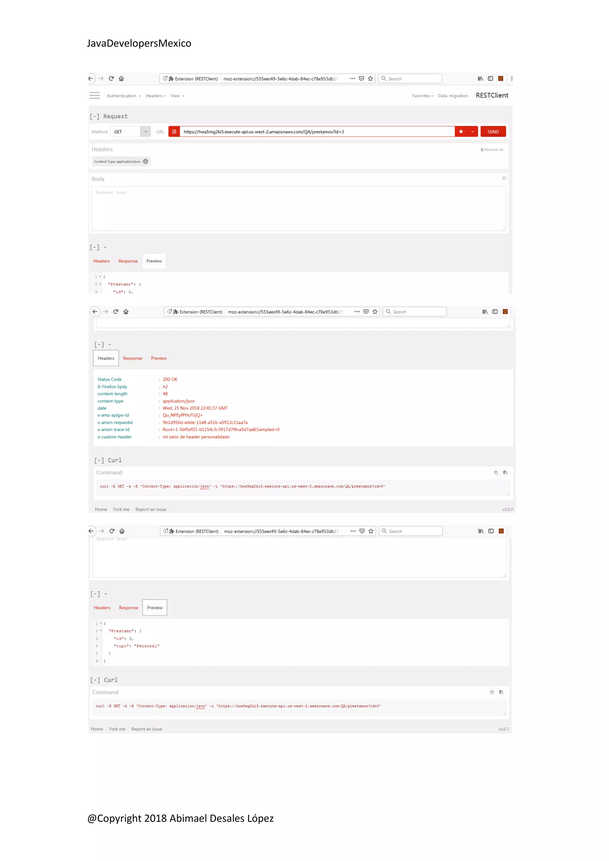 JavaDevelopersMexico
@Copyright 2018 Abimael Desales López
 