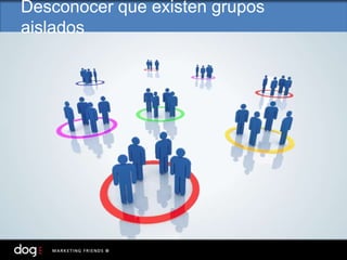 Desconocer que existen grupos
aislados
 