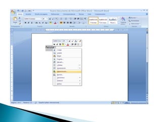 Aprendiendo microsoft word