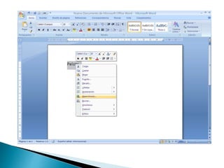 Aprendiendo microsoft word