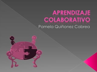 APRENDIzAJE COLABORATIVO Pamela Quiñonez Cabrea 
