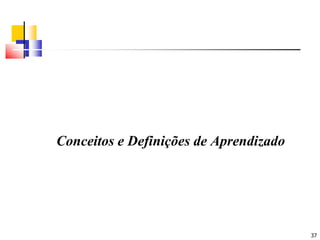 Conceitos e Definições de Aprendizado