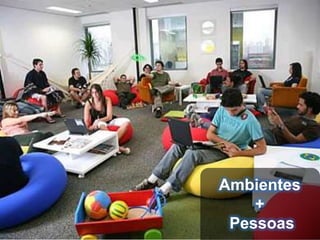 Ambientes
    +
 Pessoas
 