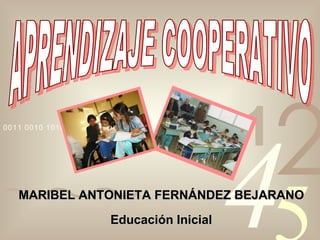 MARIBEL ANTONIETA FERNÁNDEZ BEJARANO Educación Inicial APRENDIZAJE COOPERATIVO 