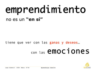 Aprendizaje Creativo. Ciee4 Mexicojulio 08