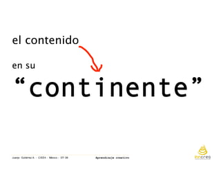 Aprendizaje Creativo. Ciee4 Mexicojulio 08