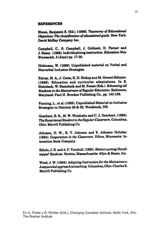 16
En G. Porter y D. Richler (Eds.), Changing Canadian Schools. North York, Ont.:
The Roeher Institute
 