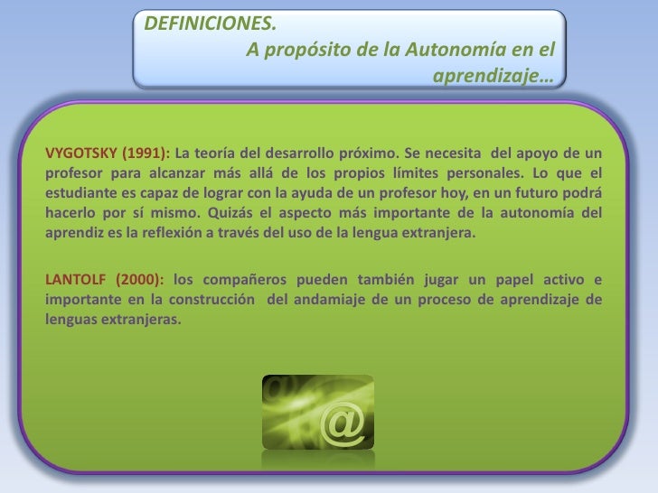 Desarrollo de la Autonomía en el Aprendizaje a través de