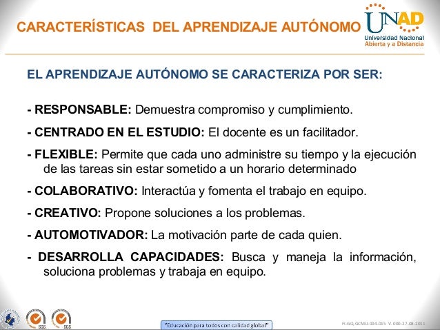 Aprendizaje autónomo vs autoaprendizaje ibis montalvo