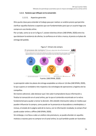 Mª José Cachón Yáñez
Métodos de aprendizaje automático para la mejora estratégica de las ventas online
16
1.1.3. Factores ...