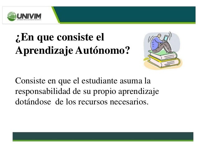 Aprendizaje autonomo