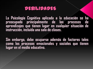 Aprendizaje cognitivo