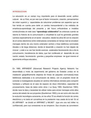 Aprendizaje colaborativo