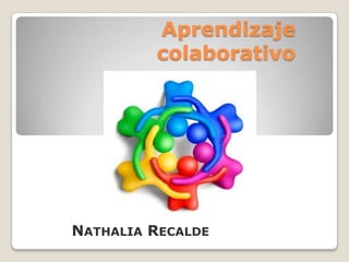 Aprendizaje
         colaborativo




NATHALIA RECALDE
 
