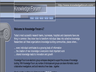 http://www.knowledgeforum.com/ 