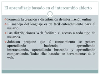 Permite la colaboración en la creación y distribución de las informaciones.