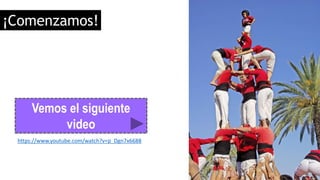 Vemos el siguiente
video
¡Comenzamos!
https://www.youtube.com/watch?v=p_Dgn7x6688
 