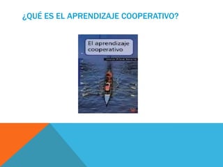 ¿QUÉ ES EL APRENDIZAJE COOPERATIVO?
 