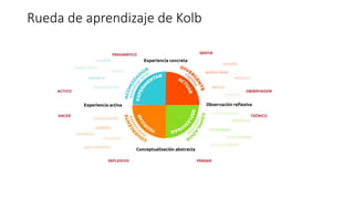 Rueda de aprendizaje de Kolb
 