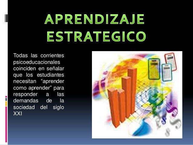 Aprendizaje estrategico