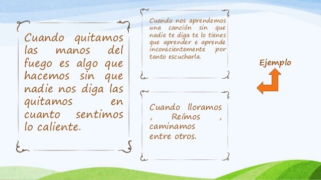 Aprendizaje explícito y implícito