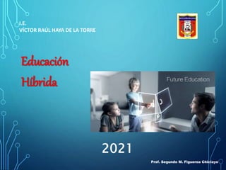 Educación
Híbrida
Prof. Segundo M. Figueroa Chiclayo
2021
I.E.
VÍCTOR RAÚL HAYA DE LA TORRE
 