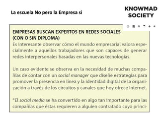 La escuela No pero la Empresa si
 