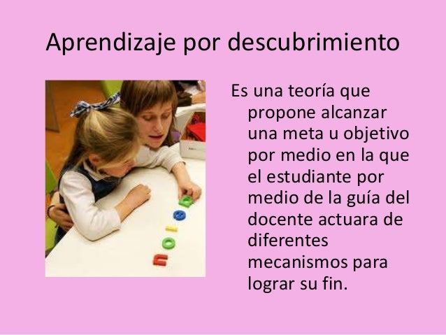 Aprendizaje por descubrimiento.
