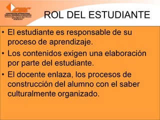 ROL DEL ESTUDIANTE 
