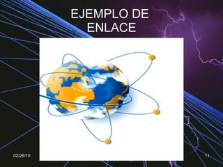 EJEMPLO DE  ENLACE 