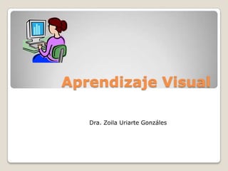 Aprendizaje Visual

   Dra. Zoila Uriarte Gonzáles
 