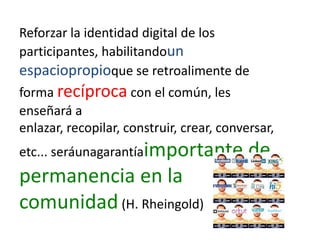 Portanto hay queconstruirnuestroespacioparaaprender…