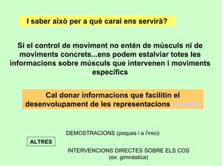 Aprenentage i condició física | PPT