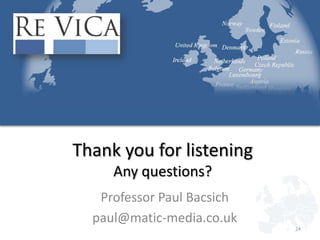 HandbookRe.ViCa Handbook with best practices, guidelines and recommendations