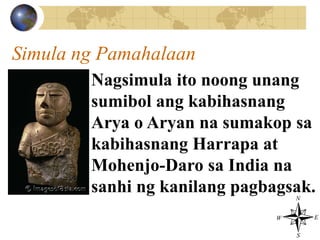 Relihiyon at Pamahalaan 
VEDAS – ay tinipong akda ng mga himnong 
pandirigma, mga sagradong ritwal, mga sawikain at 
mga s...
