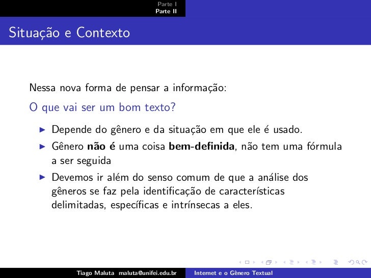 O Genero Textual Em Analise Tem Como Assunto A Internet