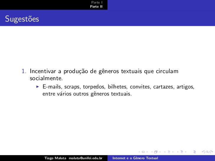 O Genero Textual Em Analise Tem Como Assunto A Internet