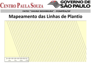 Mapeamento das Linhas de Plantio
 