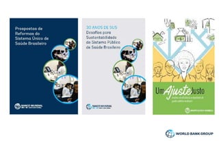 Sumário
1. A Sustentabilidade dos Sistemas de Saúde
2. Desafios do Sistema de Saúde Brasileiro
3. Propostas de Reformas
 