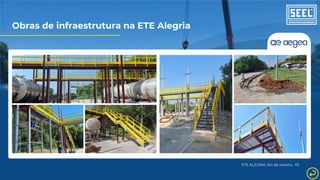 Obras de infraestrutura na ETE Alegria
ETE ALEGRIA, Rio de Janeiro, RJ
 