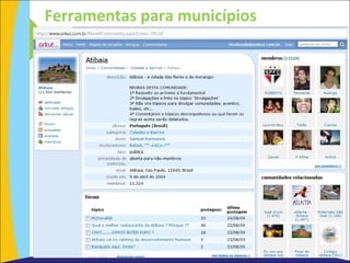 Ferramentas para municípios 