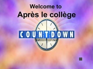 Welcome to  Après le collège 