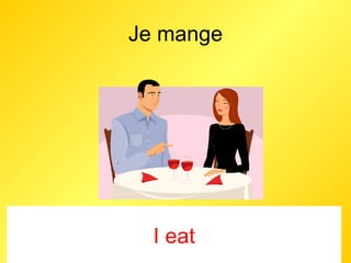 Je mange I eat 