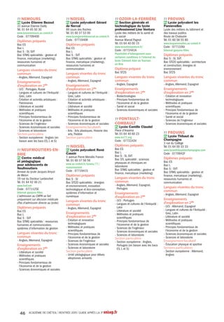 22 RENTRÉE 2015 l GUIDE APRÈS LA 3e
Qu'est-ce que le handicap ?Â
Le handicap se définit comme « Toute limitation d’activité
ou restriction de participation à la vie en société subie
dans son environnement par une personne en raison
d’une altération substantielle, durable ou définitive d’une
ou plusieurs fonctions physiques, sensorielles, mentales,
cognitivesoupsychiques,d’unpolyhandicapoud’untrouble
de santé invalidant. »
Droit à la compensationÂ
Depuis la loi du 11/02/2005, un droit à la compensation
des conséquences du handicap doit s’appliquer en matière
d’éducation. Concrètement, cela implique que les élèves
reconnus comme étant en situation de handicap peuvent
bénéficier de divers dispositifs leur permettant de pallier
des difficultés liées au handicap. Le projet personnalisé de
scolarisation(PPS),conçuavecl’élèveetsafamille,précise
le projet d’orientation et les aménagements nécessaires à
lacompensationduhandicap.Unenseignantréférentveille
à la mise en œuvre du PPS.
Que recouvre la situationÂ
du handicap ?
La définition du handicap est susceptible d’englober des
situations très variées qui vont au-delà de l’idée parfois
restrictive que l’on se fait du handicap. De ce fait, un élève
dyslexiqueouatteintd'unemaladiechronique,parexemple,
peut voir sa situation de handicap reconnue comme telle
par la maison départementale des personnes handicapées
(MDPH) et ainsi bénéficier d'aménagements tout au long
de sa scolarité.
Les aidesÂ
Il peut s’agir d’aides techniques (par exemple, utilisation
de matériel adapté...), d’aides humaines (auxiliaire de vie
scolaire), d’aides financières, d’aménagements des études
et des examens...
Concernant la voie proÂ
(CAP, bac pro...)
Outre les aménagements de la scolarité et des examens,
il existe aussi des dispositions spécifiques relatives aux
stages et aux formations suivies en alternance. Il est
possible, à partir de 16 ans, de demander à bénéficier de
la reconnaissance de la qualité de travailleur handicapé
(RQTH).Parailleurs,l’apprentiayantlaRQTHpeutsouscrire
un contrat d’apprentissage aménagé.
Qui contacter et comment ? Enseignants référents,
médecins scolaires et bien sûr maisons départementales
despersonneshandicapées(MDPH)sontlesinterlocuteurs
et structures incontournables. L’enseignant référent
est chargé de la mise en œuvre et de l’évaluation
du projet personnalisé de scolarisation (PPS).
Il fait aussi le lien entre la famille de l’élève, l’équipe
éducative et la MDPH.
Pour plus d’informations sur les dispositifs, il suffit
de consulter les sites des directions des services
départementaux de l'Éducation nationale.
Comme tout élève, l'élève de 3e
en situation de handicap doit préparer ses
choix d'orientation. Cela implique des questionnements
de sa part, pour trouver les formations et les établissements
qui répondent à ses besoins particuliers. Pour aller plus loin,
5 questions-réponses.
Élève en situation
de handicap
 