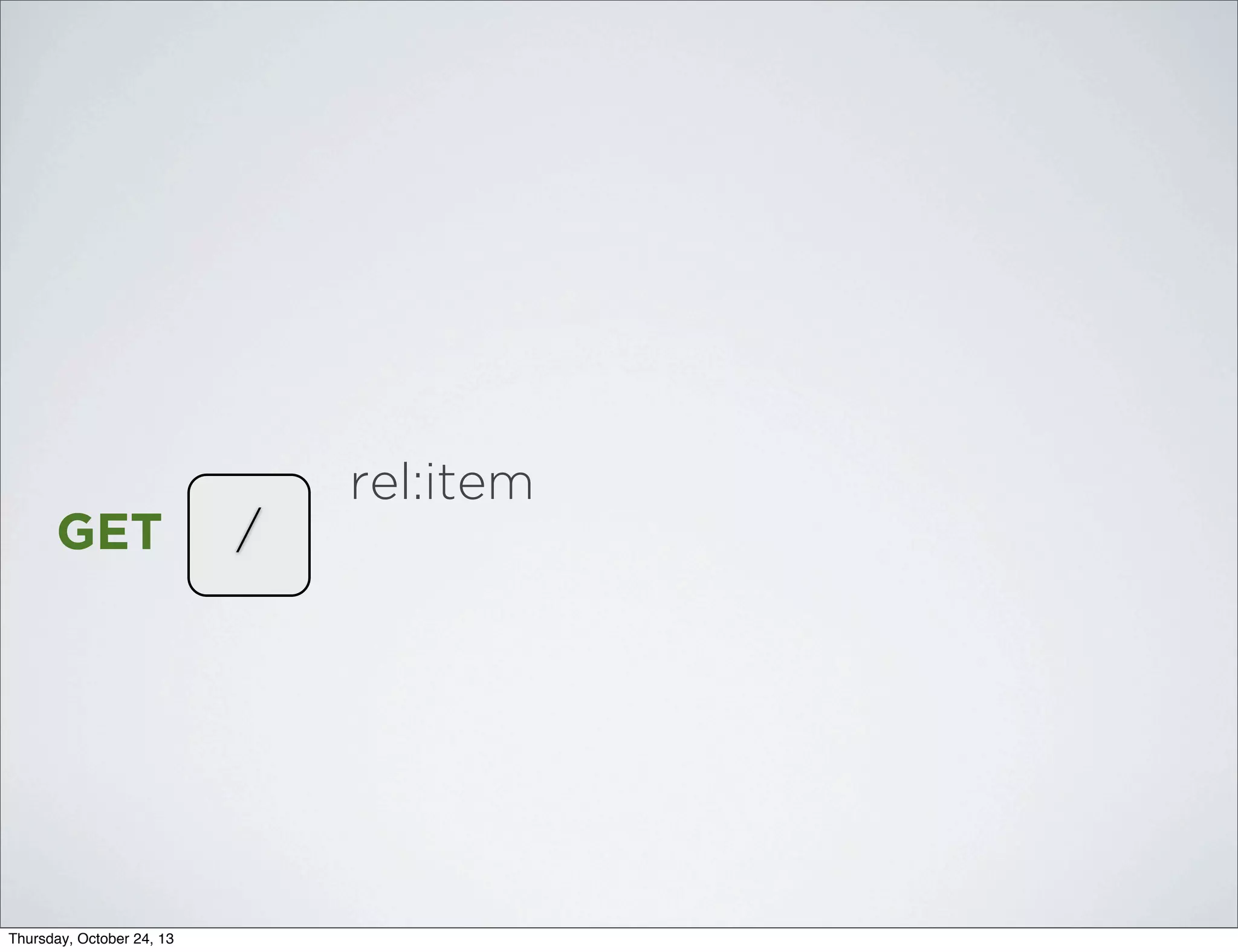 rel:item
GET

Thursday, October 24, 13

/

 