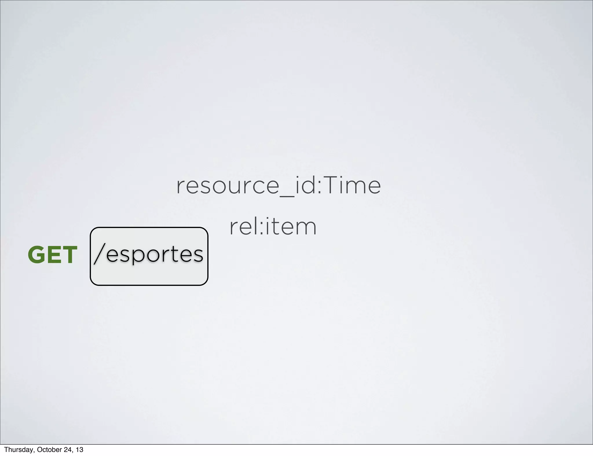 resource_id:Time
rel:item
GET /esportes

Thursday, October 24, 13

 