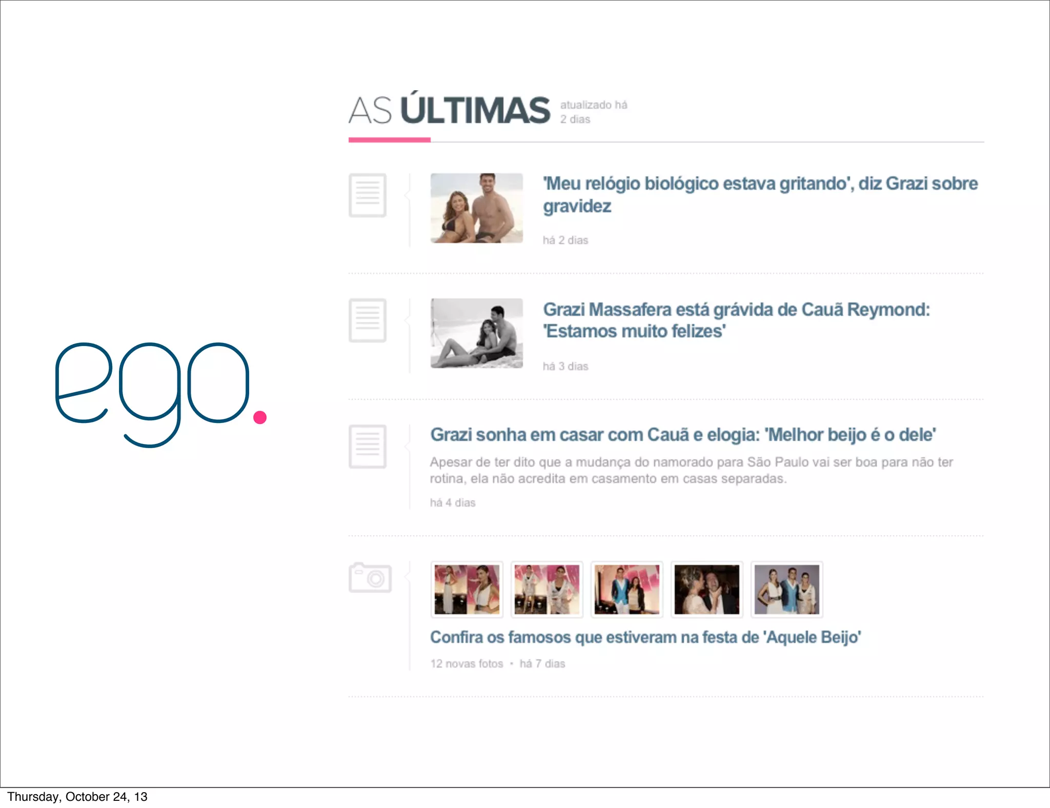 Thursday, October 24, 13

 