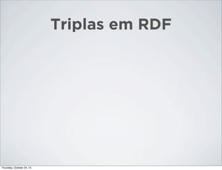 Triplas em RDF

Thursday, October 24, 13

 