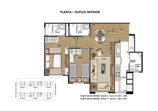 PLANTA – DUPLEX INFERIOR

 